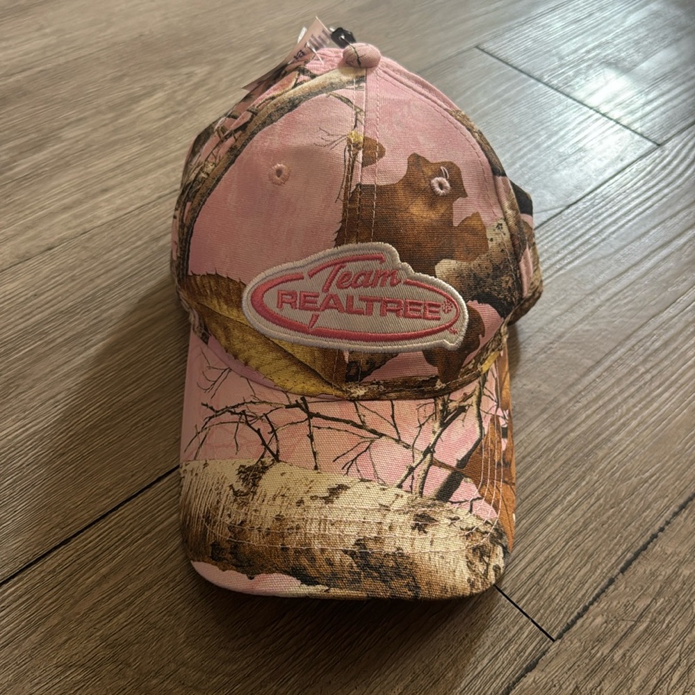 Real Tree Pink Camo Cap